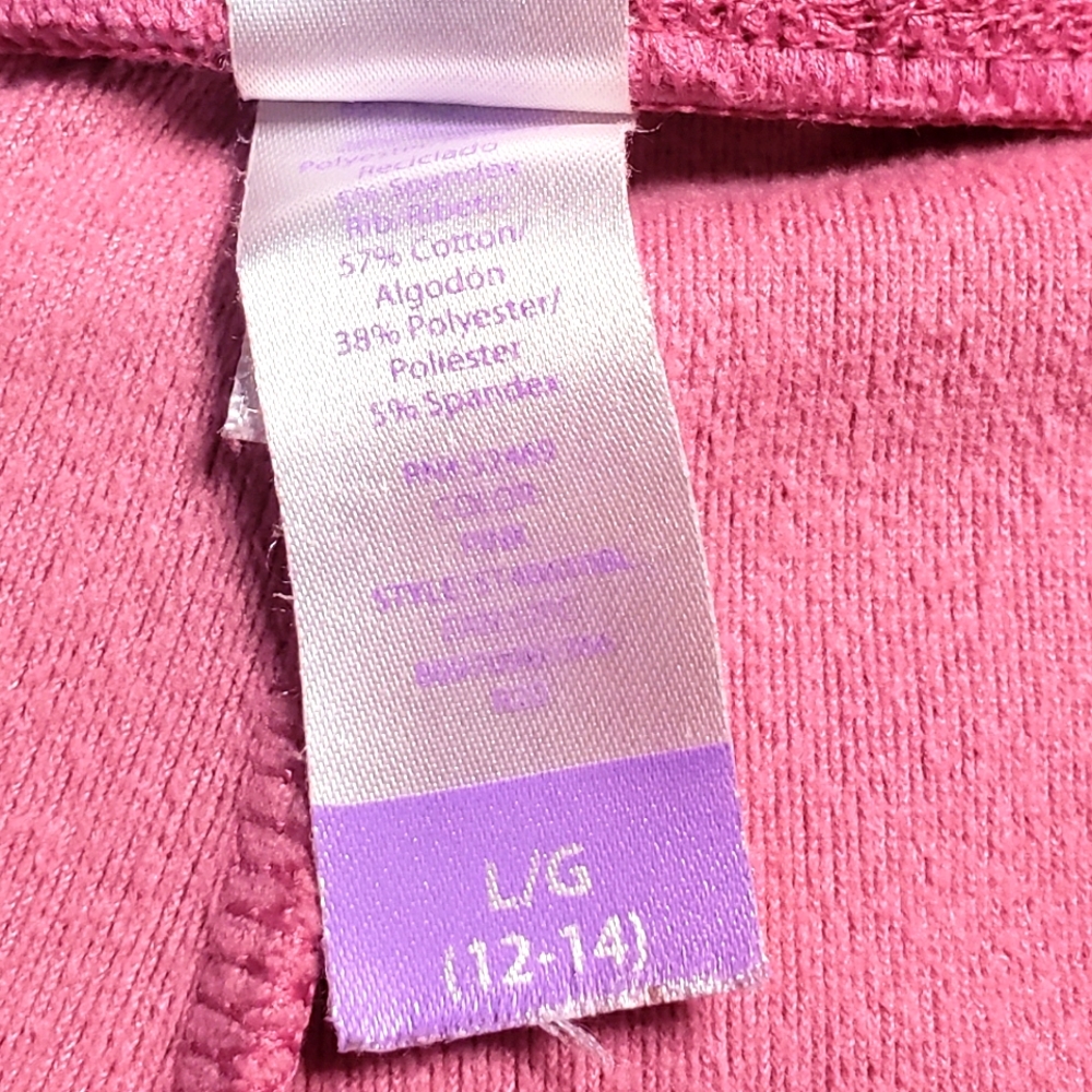Women's L: 'Secret Treasure' Pink Cuffed PJ Bottoms - Picture 5 of 5